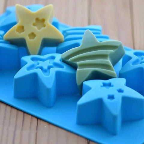 Smello's 6 Cavity Star Kids Special Silicone Mould (KS 107)