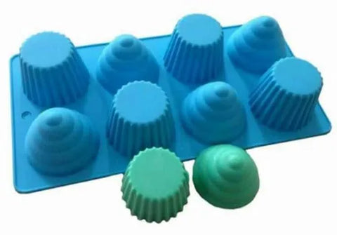 Smello's 8 Cavity Cupcake Kids Special Silicone Mould (KS 111)