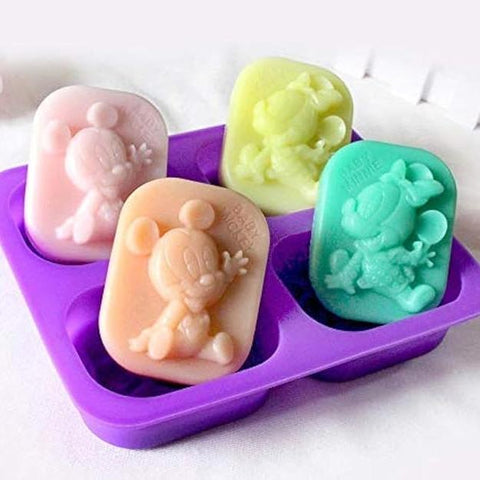 Smello's 4 Cavity Mouse Kids Special Silicone Mould (KS 109)