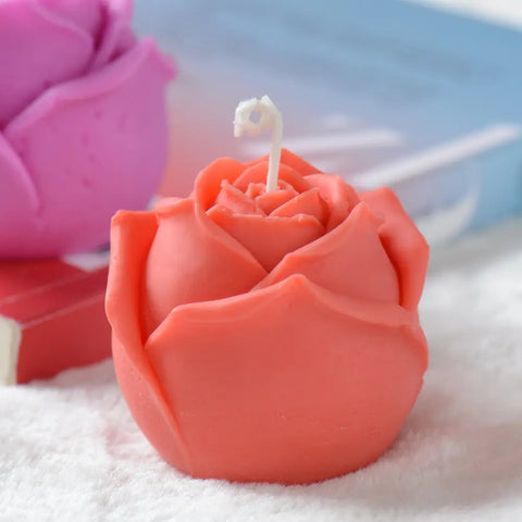 Smello's Rose Flower 3D Candle Silicone Mould (SCM 136)