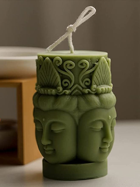 Smello's 3D Buddha statue Candle Silicone Mould (SCM 148)