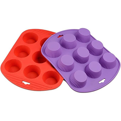 Smello's 9 Cavity Cupcake Kids Special Silicone Mould (KS 113)