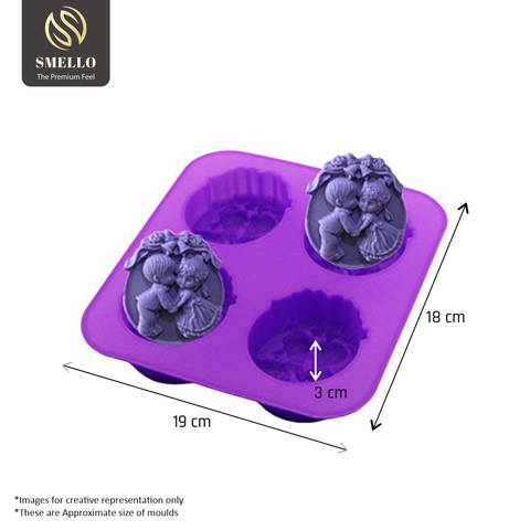 Smello's Angel Silicone 3D Multi Cavity Mould (MC 108)