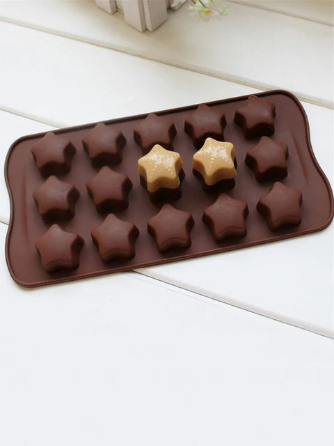 Smello's 15 Cavity Baby Star Chocolate Silicone Moulds (CHM 117)