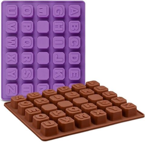 Smello's English Alphabets Chocolate Silicone Moulds (CHM 135)