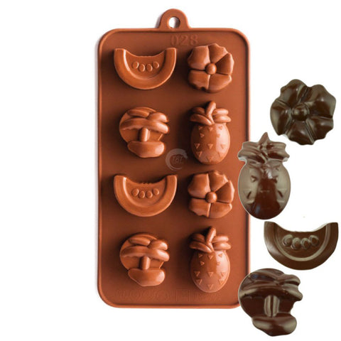 Smello's Tropical Fruits Chocolate Silicone Moulds (CHM 151)