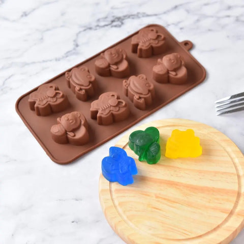 Smello's Cute Animal Chocolate Silicone Moulds (CHM 107)