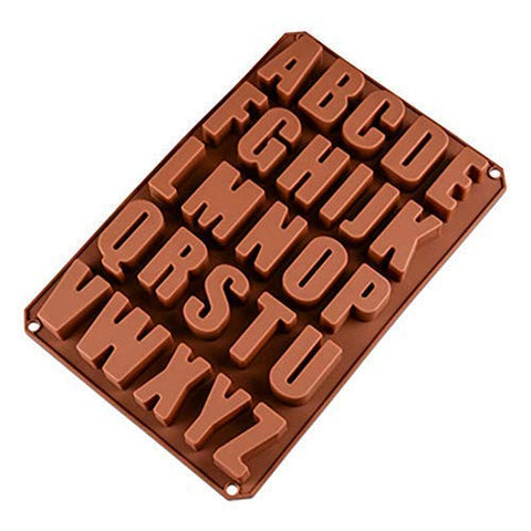 Smello's 3D English Alphabets Chocolate Silicone Moulds (CHM 136)