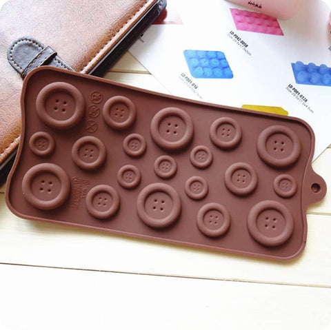 Smello's Button Chocolate Silicone Moulds (CHM 125)