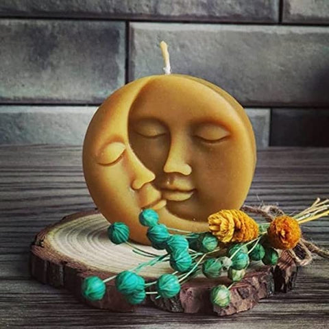 Smello's Sun - Moon - Face - Candle Silicone Mould (SCM 135)