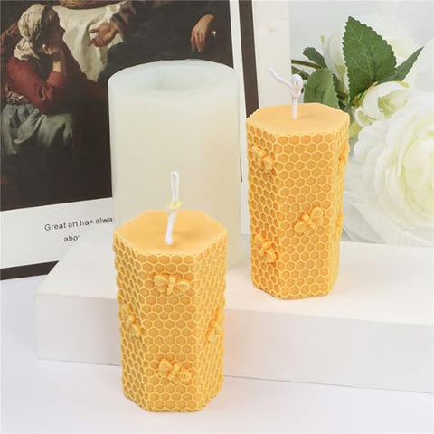 Smello's Bee Honeycomb Candle Silicone Mould (SCM 126)