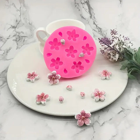 Smello's Cherry Blossom Flower Silicone Fondant Mould (FB 123)