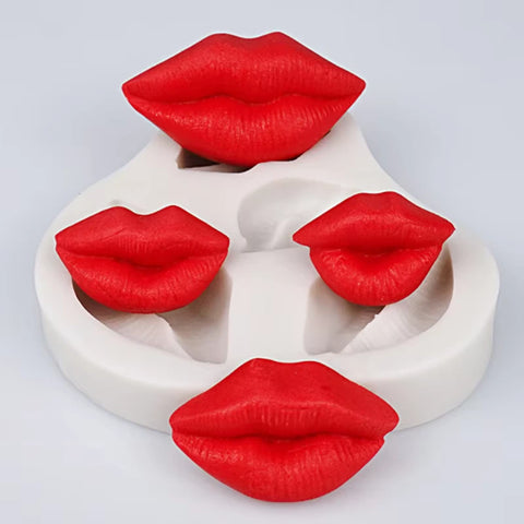 Smello's 3D Lips Silicone Fondant Mould (FB 101)