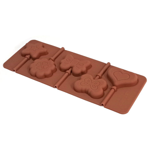 Smello's Star, Butterfly and Heart Shape Lollipop Chocolate Silicone Moulds (CHM 141)