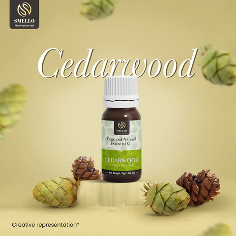 Smello's Cedarwood Pure & Natural Essential Oil