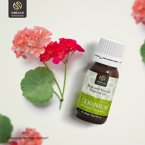 Smello's Geranium Pure & Natural Essential Oil