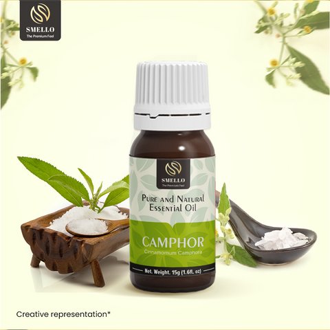 Smello's Camphor Pure & Natural Essential Oil