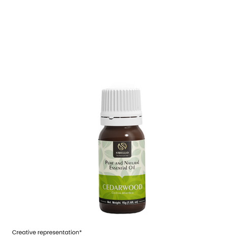 Smello's Cedarwood Pure & Natural Essential Oil