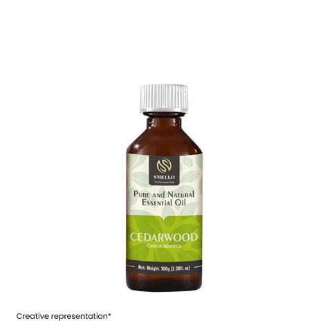 Smello's Cedarwood Pure & Natural Essential Oil