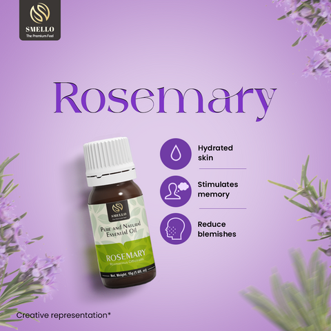 Smello's Rosemary Pure & Natural Essential Oil