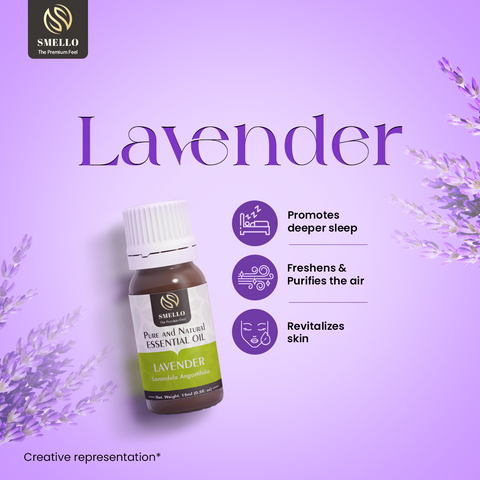 Smello's Lavender Pure & Natural Essential Oil