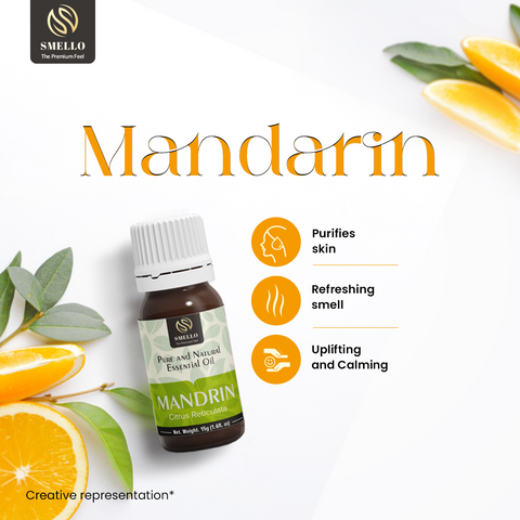 Smello's Mandrin Pure & Natural Essential Oil