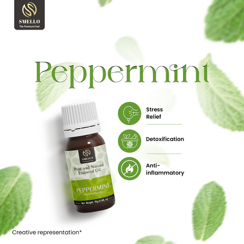 Smello's Peppermint Pure & Natural Essential Oil