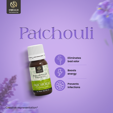 Smello's Patchouli Pure & Natural Essential Oil