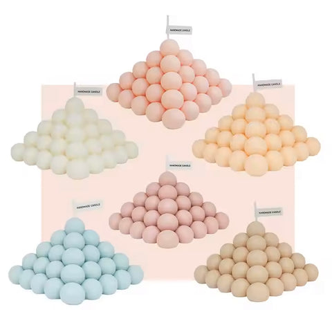 Smello's Bubble Pyramid Candle Silicone Mould (SCM 108)