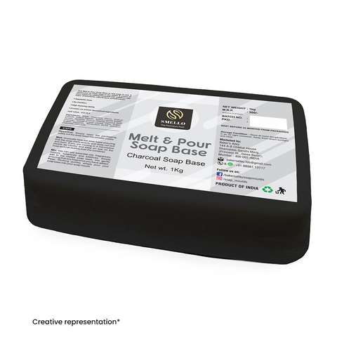 Smello's Charcoal Melt & Pour Soap Base (SB 107)