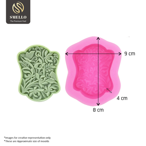 Smello's Flowers Craft Silicone Soap Moulds 3D Handmade Craft Mould (SC 107)