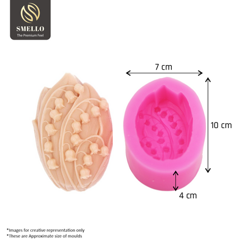 Smello's 3D Tulip Shape Silicone Soap Moulds (SC 109)