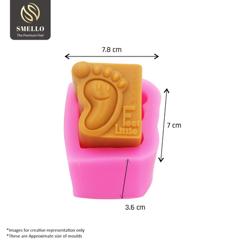 Smello's Baby Feet Silicone Soap Moulds (SC 120)