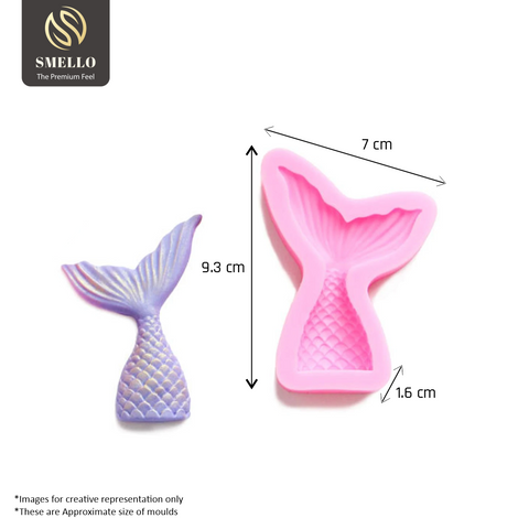 Smello's Mermaid Tail Silicone Soap Moulds (SC 121)