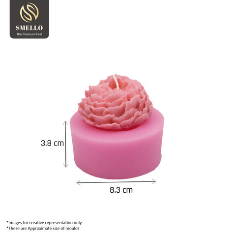 Smello's Peony Candle Silicone Mould (SCM 227)