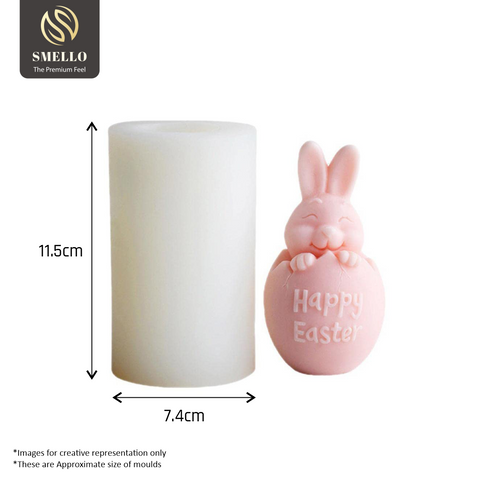 Smello`s Easter Bunny Candle Silicone Mould (SCM 233)