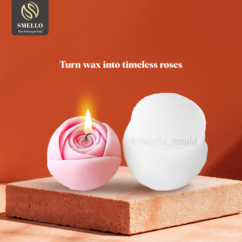 Smello 3D Rose mould for Candles, Soap & Resin (SCM 256)