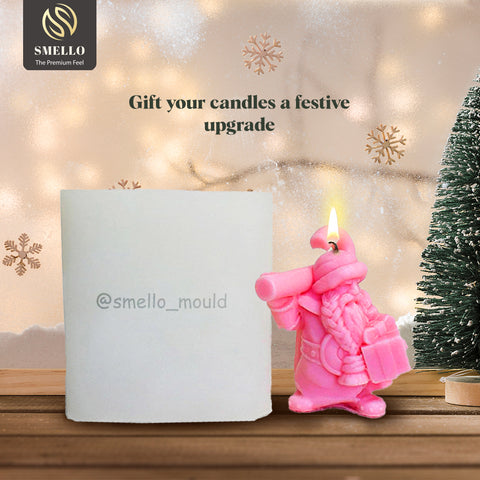 Smello Santa Carrying Gifts Silicone mould for Candles, Soap & Resin (SCM 265)