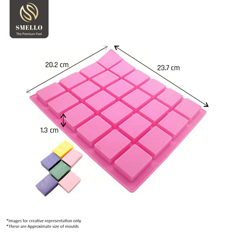 Smello's 24 Cavity Small Rectangle Sample Size Mould (SS 102)