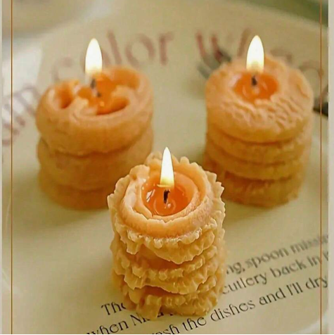 Smello's Set of 4 Cookies Sweet Candle Silicone Mould (SCM 187)