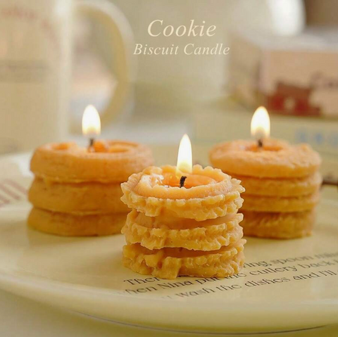 Smello's Set of 4 Cookies Sweet Candle Silicone Mould (SCM 187)