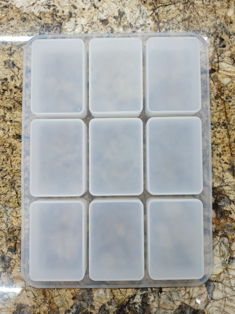 Smello's 9 Cavity Rectangle Silicone Mould (BS 130)