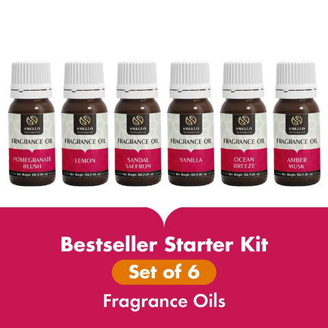 Fragrance Oils – Bestseller Starter Kit (Set of 6)