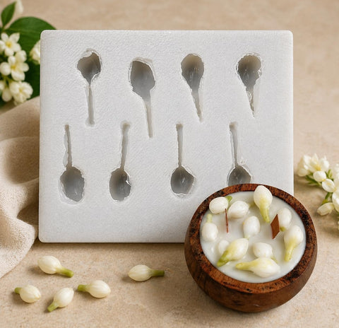 Mogra Silicone Mold for Candle Making | Jasmine Flower Decoration Mold – Smello