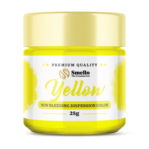 Smello's Yellow Non-bleeding Dispersion Color 25 g