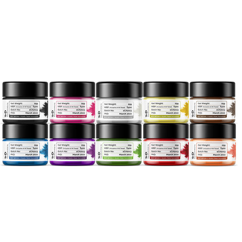 Smello's Pack of 10 Candle Powder Color