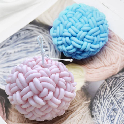 Smello's Woolen Yarn Ball Candle Silicone Mould (SCM 149)