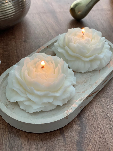 Smello's Peony Flower Shape Candle Silicone Mould (SCM 157)