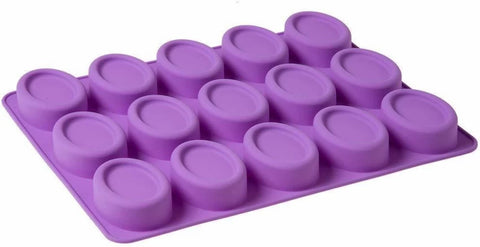 Smello's 15 Cavity Oval Silicon Moulds (BS 109)