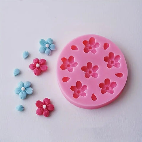 Smello's Cherry Blossom Flower Silicone Fondant Mould (FB 123)